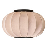 Knit Wit Round Ceiling Light - Matte Black / Sandstone