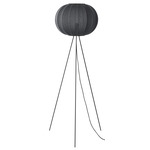 Knit Wit High Floor Lamp - Matte Black / Black