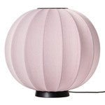 Knit Wit Level Floor Lamp - Matte Black / Light Pink