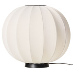 Knit Wit Level Floor Lamp - Matte Black / Pearl White