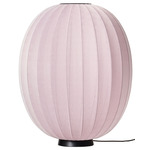 Knit Wit Level Long Floor Lamp - Matte Black / Light Pink