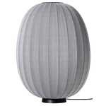 Knit Wit Level Long Floor Lamp - Matte Black / Silver