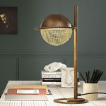 Iglu Table Lamp - Coated Bronze / Gold Mesh