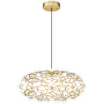 Coral Chandelier - Gold / Opal