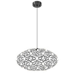Coral Chandelier - Black / Opal