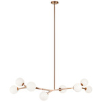 Rami Multi Light Pendant - Aged Gold Brass / Opal
