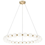 Oni Chandelier - Oxidized Gold / Frosted