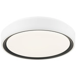 Alamus Ceiling Light - White / Black / White