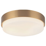Quintz Ceiling Light - Aged Gold Brass / White