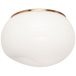 Gelasin Wall / Ceiling Light - Aged Gold Brass / Opal