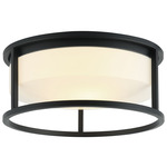 Framerton Ceiling Light - Matte Black / White