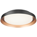 Vieno Ceiling Light - Black / Rose Gold