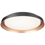 Vieno Ceiling Light - Black / Rose Gold