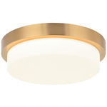 Durham Ceiling Light - Aged Gold Brass / White