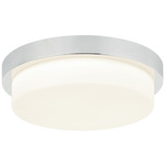 Durham Ceiling Light - Chrome / White