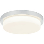 Durham Ceiling Light - Chrome / White