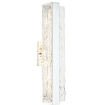 Niagara Bathroom Vanity Light - Chrome / Clear