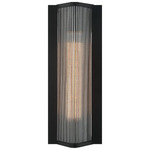 Palmira Wall Sconce - Matte Black / Clear