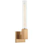 Odelle Wall Sconce - Aged Gold Brass / Clear