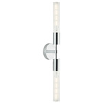Lumire Bathroom Vanity Light - Chrome / Clear