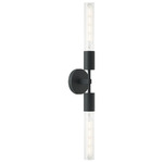 Lumire Bathroom Vanity Light - Matte Black / Clear