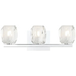 Carleton Bathroom Vanity Light - Chrome