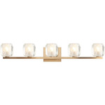 Carleton Bathroom Vanity Light - Aged Gold Brass