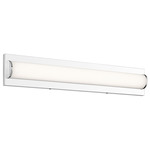 Psyra Bathroom Vanity Light - Chrome / White