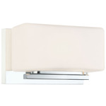 Chiclet Wall Sconce - Chrome / White
