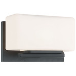 Chiclet Wall Sconce - Matte Black / White