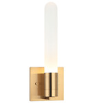 Aydin Wall Sconce - Aged Gold Brass / Frosted