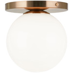 Cosmo Wall / Ceiling Light - Aged Gold Brass / Opal