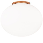 Mayu Mayu Wall / Ceiling Light - Aged Gold Brass / Opal