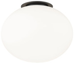 Mayu Mayu Wall / Ceiling Light - Black / Opal