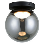 Boble Ceiling Light - Matte Black / Smoke