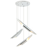 Stylus Multi Light Pendant - Chrome