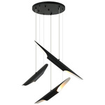Stylus Multi Light Pendant - Matte Black