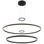 O'Hara Color Select 2-Tier Chandelier - Matte Black