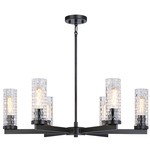 Weaver Chandelier - Black / Clear