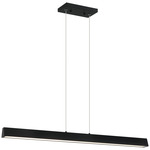 Isosceles Color-Select Linear Chandelier - Matte Black