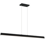 Isosceles Color-Select Linear Chandelier - Matte Black