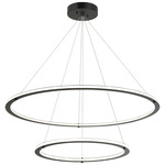 Victoria Two Tier Color Select Chandelier - Black