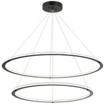 Victoria Two Tier Color Select Chandelier - Black