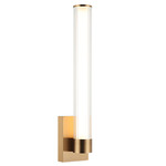 Macie Color Select Wall Sconce - Aged Gold Brass / Clear