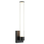 Macie Color Select Wall Sconce - Black / Clear