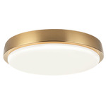 Zane Color Select Ceiling Light - Aged Gold Brass / White