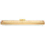 Niagara Bathroom Vanity Light - Aged Gold Brass / Clear