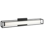Flannigan Bathroom Vanity Light - Matte Black / White
