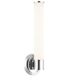 Steveston Wall Sconce - Chrome / White