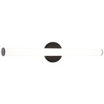 Bowie Color Select Bathroom Vanity Light - Matte Black / White